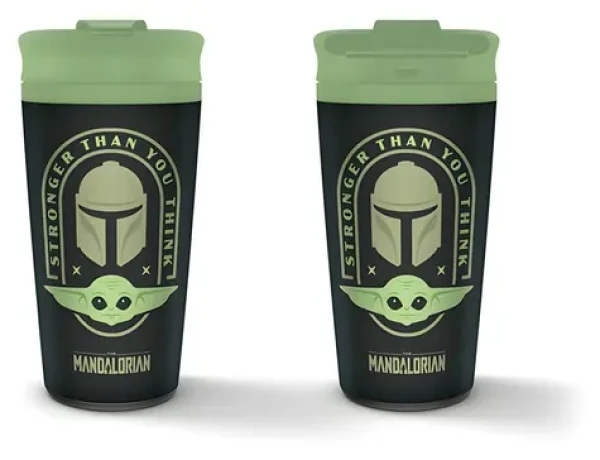 PYRAMID Cestovní hrnek Mandalorian / 450 ml / nerez (MTM25892EPM)