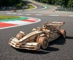 NiXiM Dřevěné 3D puzzle Závodní formule