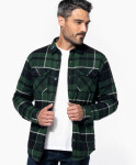 Kariban K 579 Flanelová košile s sherpa fleecovou podšívkou 20.K579 red/navy XXL