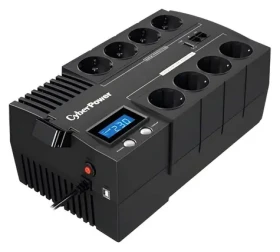 CyberPower BR1200ELCD černá / Záložní zdroj UPS / 1200VA/720W / LCD / 8x zásuvka / USB (BR1200ELCD)