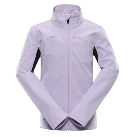 Dětská softshellová bunda s membránou ALPINE PRO GEROCO pastel lilac 128-134