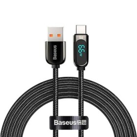 Baseus CASX020101 USB Type-C, 66 W, 2m, černý