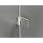 MEXEN/S - Lunar-B Duo sprchový kout dveře křídlové 100 x 90, transparent, nikl kartáčovaný 832-100L-090P-97-00