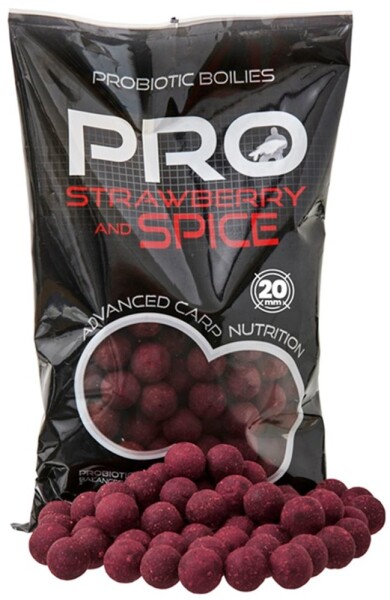 Starbaits Boilies Pro Strawberry Spice 800g - 30mm,Starbaits Boilies Pro Strawberry Spice 800g - 30mm