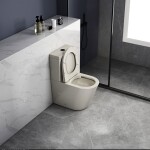 SAPHO - PACO WC kombi, Rimless, spodní/zadní odpad, ivory PC1012WRBE