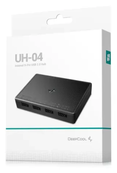 Deepcool UH-04 černá / Interní USB hub / 4× USB 2.0 (R-XE010A-BKNN0-G)