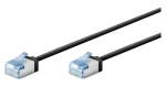 Goobay 74315 černá / Patch kabel / Cat6A / U/FTP / Slim / 0,15 m (74315)