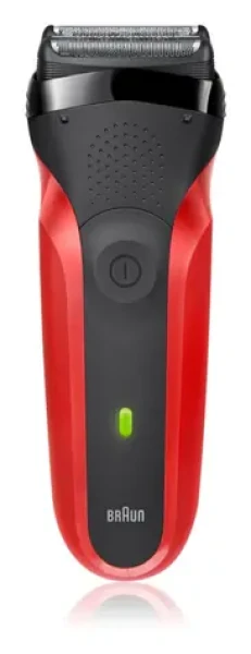 Braun Series 3 300s / planžetový holicí strojek / 30 min provoz / červená (4210201163343)