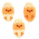 Barbara Luijckx sp. z o. o. Dekorace čokoládová Kuřátka ovál 18 ks