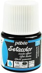 Barva na textil Pébéo Setacolor semišová 45 ml - černá antracitová 320