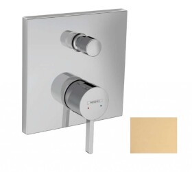 HANSGROHE - Finoris Baterie pod omítku, pro 2 spotřebiče, kartáčovaný bronz 76416140