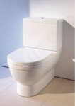 DURAVIT - Starck 3 WC mísa kombi Big Toilet, s WonderGliss, bílá 21040900001