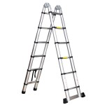 LEVIOR 48415 Žebřík teleskopický, skládací, 380cm