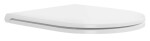 KERASAN - FLO WC sedátko, SLIM, Soft Close, bílá 319101N
