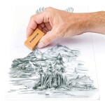 Staedtler Staedtler, 5427SBK2-C, sada pryží pro grafitové tužky a uhly, 2 ks