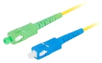 Lanberg SM žlutá / Optický patch kabel / SC/APC-SC/UPC / Simplex / G657A1 / 2 m (FO-SASU-SS21-0020-YE)