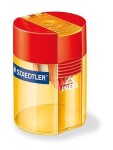 Staedtler Staedtler, 512 006, ořezávátko na 2 tužky se zásobníkem, různé barvy