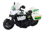 Mamido Policejní motocykl 1:10 světla a zvuky bílý červený