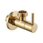 REA - Rohový ventil 1/2" x 3/4" Brush Gold REA-12004