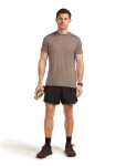 Pánské merino triko s krátkým rukávem ICEBREAKER Mens 125 Cool-Lite Speed SS Tee, Porcini velikost: S