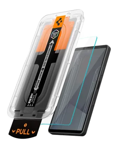 Spigen Glass tR EZ Fit Pro / Ochranné sklo / Sony Xperia 10 VII / 2 ks / 9H / transparentní (AGL11197)