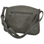 Stylová dámská koženková crossbody kabelka Giada, šedá