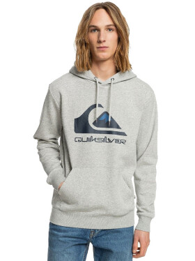 Quiksilver BIG LOGO ATHLETIC HEATHER pánská mikina přes hlavu