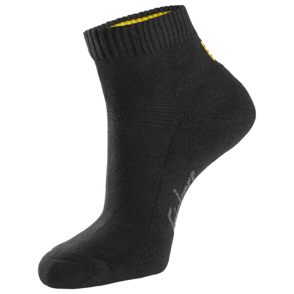Snickers Workwear Nízké bavlněné ponožky, trojbalení Velikost: 45-48, Černá