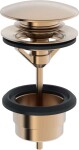 HANSA - Příslušenství Umyvadlová výpusť Push-Open, broušený bronz 0764010081
