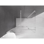 MEXEN/S - Velar sprchový kout, posuvné dveře 100 x 90, transparent, chrom 871-100-090-01-01