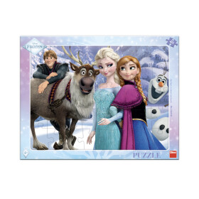 Puzzle Frozen: Na procházce 40 dílků deskové - Dino