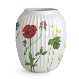 KÄHLER Porcelánová váza Hammershøi Wild Flowers 21 cm, multi barva, porcelán