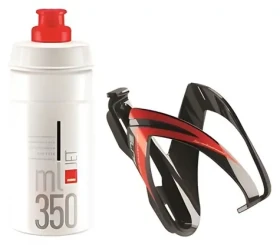 Elite Kit Ceo Jet červená / Dětská láhev / 0,35 l / s košíkem (T26343-108)