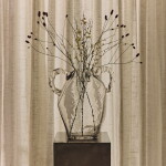 HK living Váza Gemstone Amfora Crystal 37 cm, čirá barva, sklo