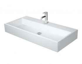 DURAVIT - Vero Air Umyvadlo 100x47 cm, bez přepadu, otvor pro baterii, WonderGliss, bílá 23501000411