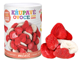 Mixit Banán, jahoda Křupavé ovoce 80g