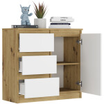 DumDekorace Komoda R-80-S3 se zásuvkami 80 cm - různé barevné varianty antracit