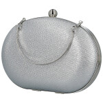 Luxusní dámské psaníčko Michelle Moon Geiza, stříbrné