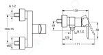 HANSA - Ligna Sprchová baterie, chrom 06670103