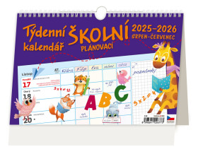 Stolní kalendář 2026 Helma - Týdenní školní plánovací