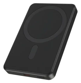 Gembird PB05-WPC15M-01 černá / Powerbanka / 5 000 mAh / 15 W bezdrátové nabíjení / USB-C / Power Delivery 20 W (PB05-WPC15M-01)
