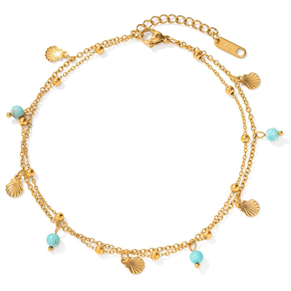 ELENYS Marina – pozlacený náramek 18K žluté zlato Délka náramku: 23+3,5 cm / max. 26,5 cm