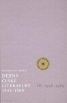 Dějiny české literatury Pavel Janoušek
