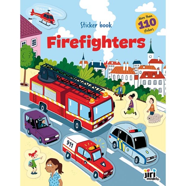 Jiri Models Jiri Models, 8142-8, sešit se samolepkami, Firefighters/hasiči