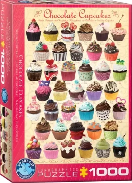 EUROGRAPHICS Puzzle Čokoládové dortíky (Cupcakes)