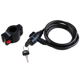 FESTA 23291 Zámek na kolo, 150cm x 8mm, spirálový