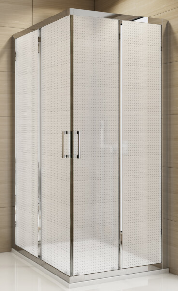 SanSwiss TOPAC10005030 Sprchový kout čtvercový 100×100 cm, aluchrom/mastercarré