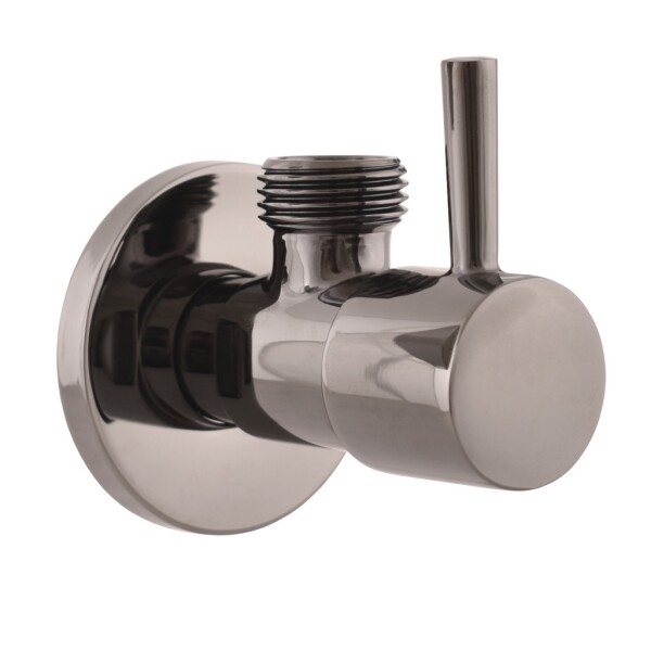 RAV Slezák - Ventil rohový s keramickým vrškem 1/2"x 1/2", Metal Grey - lesklá RV0212MGL RV0212MGL