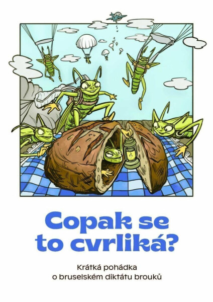 Copak se to cvrliká? - Krátká pohádka o bruselském diktátu brouků (poškozené) - Radek Hušek, Daniel Vach