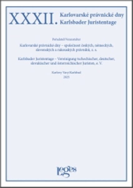 XXXII. Karlovarské právnické dny - Vladimír Zoufalý